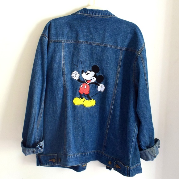 Disney Jackets & Blazers - Mickey Mouse Denim Jacket
